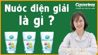 Nước điện giải là gì ? Tác dụng đối với sức khỏe con người.