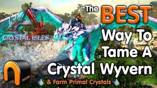 ARK How To Tame Crystal Wyverns & Farm Primal Crystals