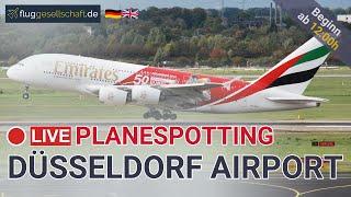  Planespotting LIVE: Düsseldorf Airport  | Donnerstag 25.4.2024 #airportlive #livestream