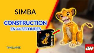 MONTAGE du LEGO Simba en 44 SECONDES | TIMELAPSE