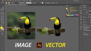 Image Trace in Adobe Illustrator CC 2020 | Vectorize Image In Illustrator 2021