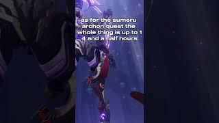 How long is every archon quest? #genshinimpact #genshin #natlan #fypシ゚viral #hoyocreators #hoyoverse