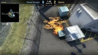 s1mple Nuke Outside Molotov (CS:GO Tricks)