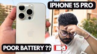 Poor Battery LifeiPHONE 15 PRO - IOS 17.3 Battery Test ?