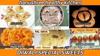 Diwali special sweet recipes in tamil|6 different sweets for diwali| #YTFamFest|Celebrate#WithMe