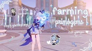 farming primogems + fixing bennett ୭ ˚. ᵎᵎ | cozy genshin gameplay