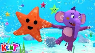 Swimming In The Sea + Nursery Rhymes & Kids Songs By Kent The Elephant