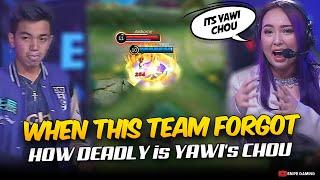 WHEN THIS TEAM FORGOT, HOW DEADLY is YAWI's CHOU . . .