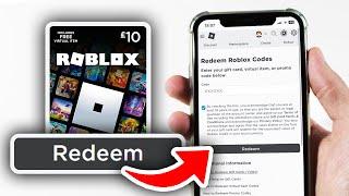 How To Redeem Roblox Gift Card On Phone - Full Guide