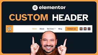 Elementor Header Tutorial | Floating Header Design With Elementor Flexbox Container