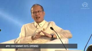 APEC CEO SUMMIT 2015: Aquino Q&A with CNN's Andrew Stevens