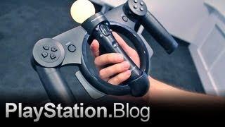 PlayStation Move Racing Wheel - Tech Demo Video Tour