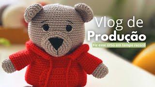 Vlog de Produção de Crochê: Fazendo um Amigurumi em Tempo Record