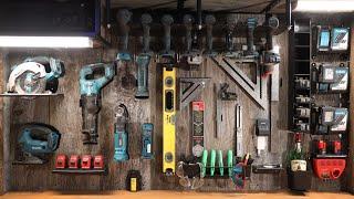 Tool Wall with Custom Tool Holders