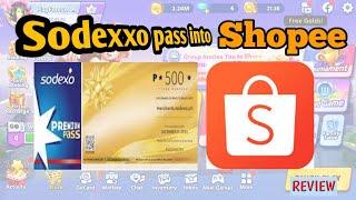 SODEXXO to Shopee Paano Gamitin ang Sodexxo sa Shopee . Free 300 Voucher