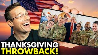 FLASHBACK: Trump's Thanksgiving SURPRISE, Troops Left in TEARS of JOY I Ready For A REAL President?