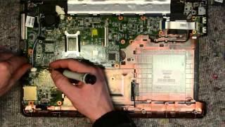 HP Compaq  Presario CQ57 laptop disassembly, take apart, teardown tutorial