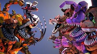 FNAF Twisted vs FNAF 4 Animatronics