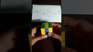 Magic trick to solve rubik's cube in 7 steps