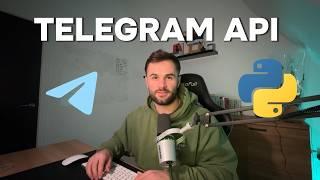 Telegram API with Python package Telethon in 12 minutes