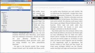 German-English Translation in Kindle Cloud Reader