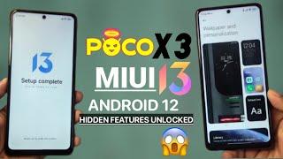 MIUI 13 Based on Android 12 Finally for Poco X3  | How To Install MIUI 13 - MIUI 13 Top 10 Features