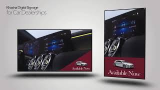 Digital Signage for Car dealerships and showrooms