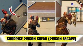 SURPRISE PRISON BREAK Fortnite | Escape Prison and Getting Gold in fortnite Surprise Prison Break