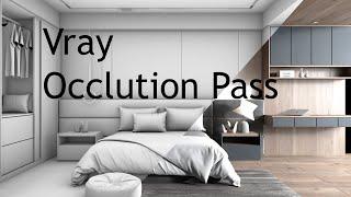 Occlusion Pass using Vray (3ds max)