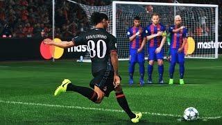 PES 2017 - TOP 10 FREE KICK GOALS HD