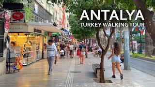 Antalya, Turkey walking tour 2024 | ANTALYA OLD TOWN: Hadrian's gate, Kaleiçi streets, sea view