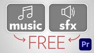 Free Adobe Stock Audio (SFX + Music) | Premiere Pro