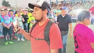 Inauguración del Interbarrial de fútbol, auspiciado por la Municipalidad de La Libertad