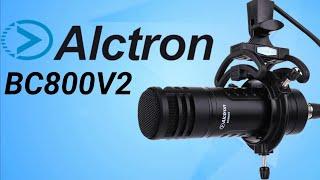 Alctron BC800V2 Dynamic Broadcast Microphone Test / Review - New version of ART D7 Thanks Podcastage