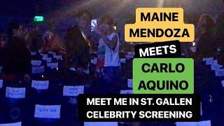 MAINE Mendoza meets CARLO Aquino at the Meet Me in St. Gallen Premiere