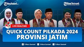  LIVE - HASIL QUICK COUNT PILKADA JAWA TIMUR 2024, SIAPA UNGGUL ?