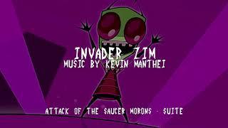 Invader Zim Ep. 105A | Attack of the Saucer Morons | Official Suite and Soundtrack by Kevin Manthei