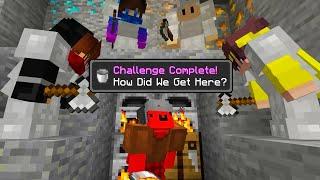Minecraft Every Achievement VS 4 Hunters (Discontinued)