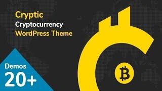 Cryptic - Cryptocurrency WordPress Theme Free Download