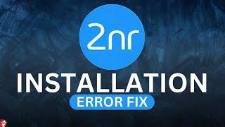 2nr App Installation Problem Fix | 2nr Number Problem Fix