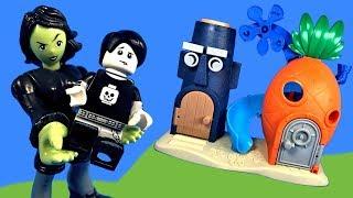 Nathan's Family Ep 2 - Fun at Pineapple Land (Imaginext Spongebob Squarepants Bikini Bottom Playset)