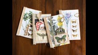 TUTORIAL - Making Booklets Using Old Book Pages