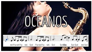  Oceanos | Playback com partitura - Sax alto 