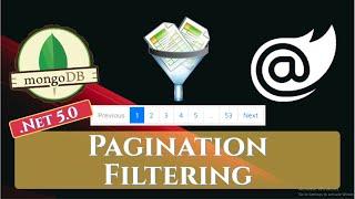 Blazor : Paging and Filtering using MongoDB || Pagination || Filter || NoSQL || .NET 5.0