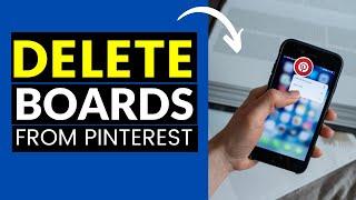 How To Delete Pinterest Boards Easily | Beginners Pinterest Tutorial In 2024