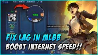 How to Fix Lag in Mobile Legends 2024 - BOOST INTERNET CONNECTION!