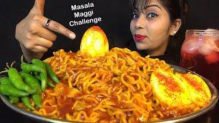 MAGGI NOODLES EATING CHALLENGEMAGGI EATING CHALLENGE VIDEO ! SPICIEST MAGGI CHALLENGE INDIA ASMR