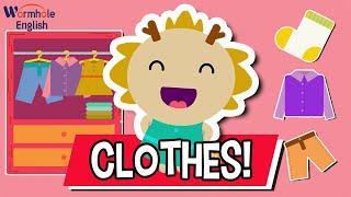 What Are You Wearing?  | Clothes Song | Wormhole Learning - Songs For Kids