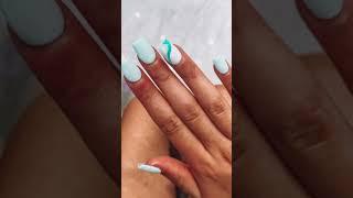 Preppy Blue Nail Inspo!!🩵!!! #preppy #nails #inspo