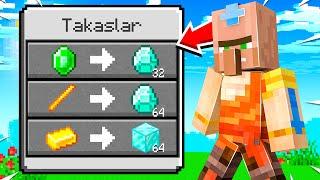 Minecraft KÖYLÜDEN ELMAS ALMA BUGU #5 AVATAR BugraaK